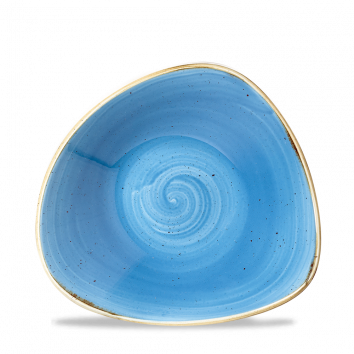 Stonecast Cornflower Blue triangle dyb 18,5 cm, Churchill