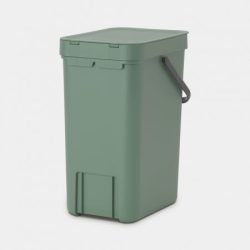 Affaldsspand m/låg sorteringskoncept 12 ltr -  Fir Green