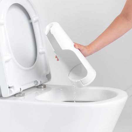 Toiletbørste & holder White