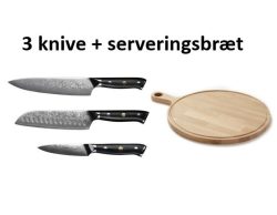 Knivpakke inkl serveringsbræt KONISEUR - Tools By Gastro