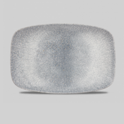 Raku topaz oblong tallerken 30cm. (blå)  Churchill