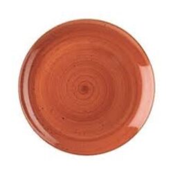 Tallerken fra Churchill 28,8 cm. Spices orange.