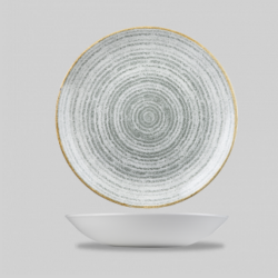 Studio prints dybtallerken 18,20 cm. (grå) Churchill