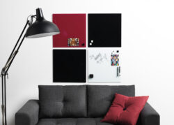 Magnetisk glastavle 45x45 - flere farver