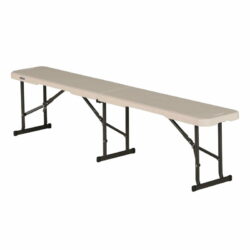 Lifetime foldebænk 183cm, hvid