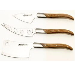 Legnoart R E G G I O - Helsmedet osteknivsæt, LYST TRÆ