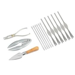 Skaldyrssæt fra Laguiole by Hâws - 15 dele