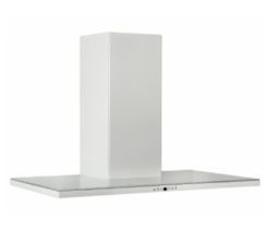 Silverline Nordic Dark 90 cm, hvid m/hvid glastop