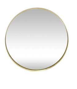 Retro Vægspejl Rund Messingfarve