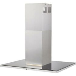 Silverline Nordic Dark Ada 60 cm, stål m/sort glastop