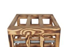 Half ZOE Vertical - Brændt Fyrtræ