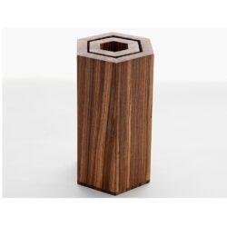 Adlon3 - 6 kantet knivblok i Zabrano træ