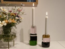 Lily candle holder - H11 x B7 x L7 cm