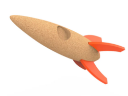 Legetøjsraket til børn - økologisk og bæredygtig