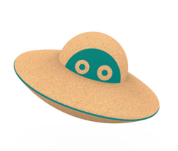 Legetøjs-UFO i økologisk og bæredygtigt kork til børn