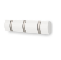 Umbra knagerække - flip 3 kroge - hvid