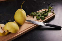 Risvig Design - Damaskus Asiatisk urtekniv, 13,5 cm