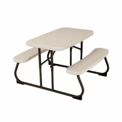 Lifetime børne bord/bænkesæt 4 pers, hvid