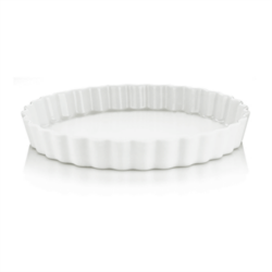 Tærteform af kvalitetsporcelæn, ILDFAST - 26cm i diameter