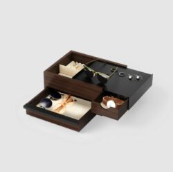 STOWIT smykkeskrin,  sort/valdnød