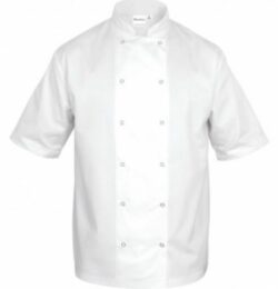 Kokkejakke m/ korte ærmer – Nino Cucino – Hvid – Flere varianter