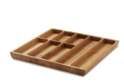 MASSIVTRÆ EGE SKUFFE INDSATS TIL BESTIK SAMT 2 STORRUM -  - LB: ca. 518/520x472mm