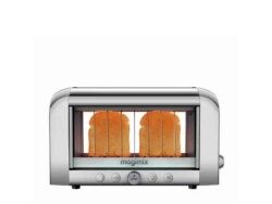 Magimix Vision Brødrister 2-skiver 39 x 18 x 23 cm Mat/Blank stål