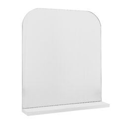 Mirror w/Shelf, Hvid, Fyr