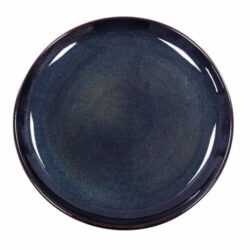 TALLERKEN 22 CM.  - BLÅ KERAMIK