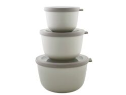 Mepal Cirqula høj Skålesæt 3 stk. Hvid