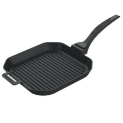 Støbejerns grillpande 26x26 cm