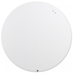 Glastavle dia. 100 cm. PURE White