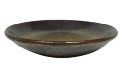 Tallerken dyb, 21cm, Grøn/Brun