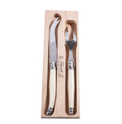 Laguiole ivory ostesæt