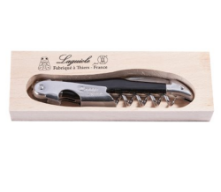 Laguiole sort tjenerproptrækker