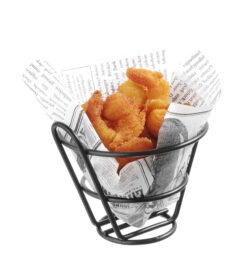 Pommes-frites serveringsholder, Hendi - Ø:11,5x10cm
