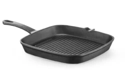 Støbejerns-grillpande firkantet 23 cm., Hendi