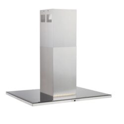 Silverline Nordic Dark Ada 90 cm, stål m/sort glastop