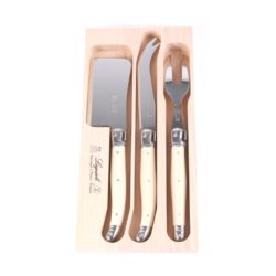 Laguiole ostesæt I ivory 3 dele