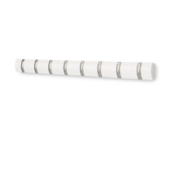 Umbra knagerække - flip 8 kroge - hvid