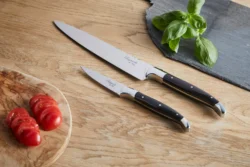 Laguiole By Hâws 2 Pcs Set Peeling/Chef Knife Black Wood