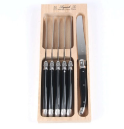 Laguiole sort bordkniv