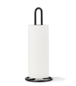 Funktion Bord Køkkenrulleholder Dia. 12,5 x 32,5 cm Sort