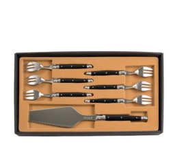 Laguiole sort kagesæt