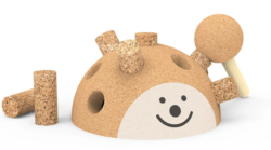 Pindsvin i støjsvagt kork til børn