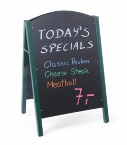 Tavleskilt i stålramme – Hendi