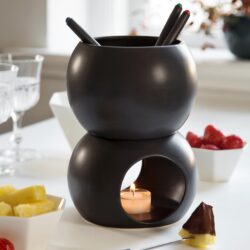STORT CHOKOLADEFONDUE SÆT 1,2 L.