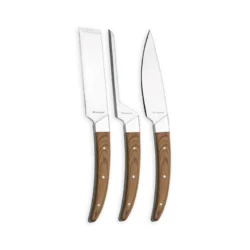 Legnoart CASEUS CK200L osteknivesæt m/ 3 dele, lyst træskaft