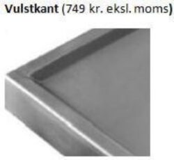Stålbord DSL med underhylde, 700 mm dyb i mange længder